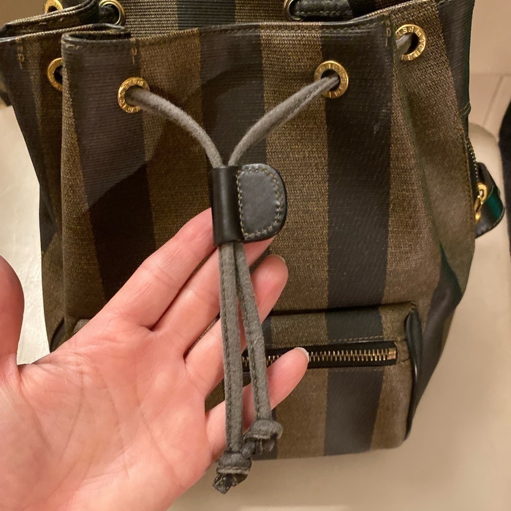 EUC FENDI PENQUIN CANVAS BACKPACK​​​​​​​ - Picture 8 of 15